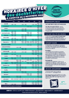 Horaires Déchetteries HIVER-2025-2026
